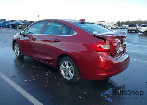 2017 Chevrolet Cruze Lt Auto из США, поврежденный, VIN 1G1BE5SM4H7254796